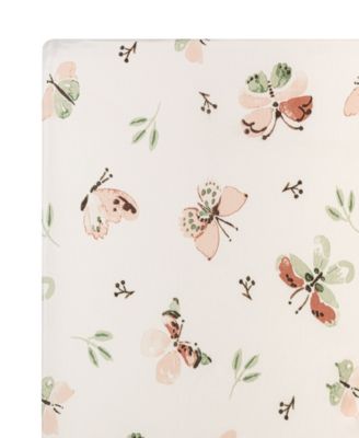 Infants Parker Fitted Butterfly Crib Sheet