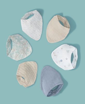 Infants Cove Beach Life Muslin Bib, 3-Pc. Set