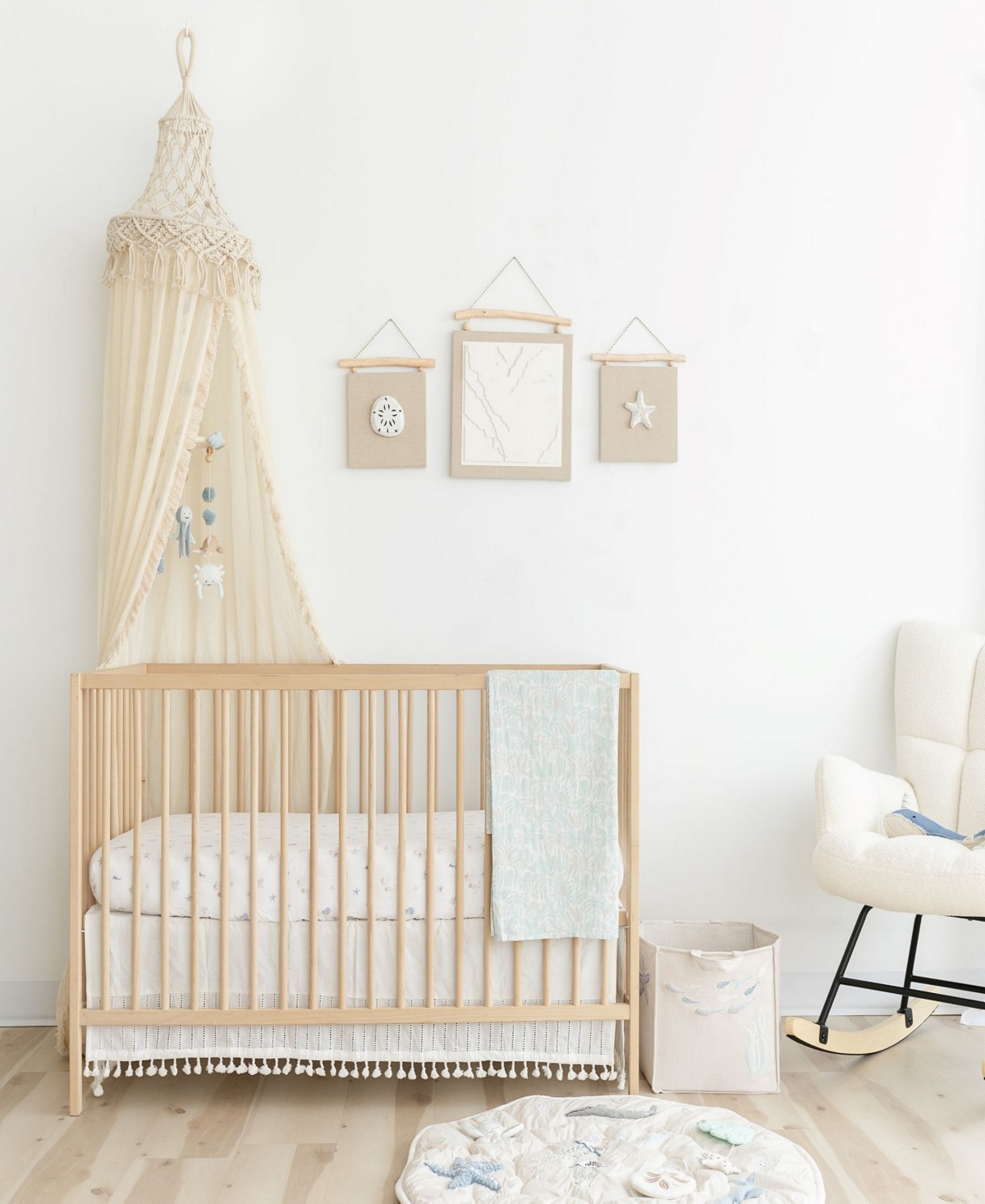 Shop Crane Baby Cove Beach Life Wall Decor, 3-pc. Set In Blue