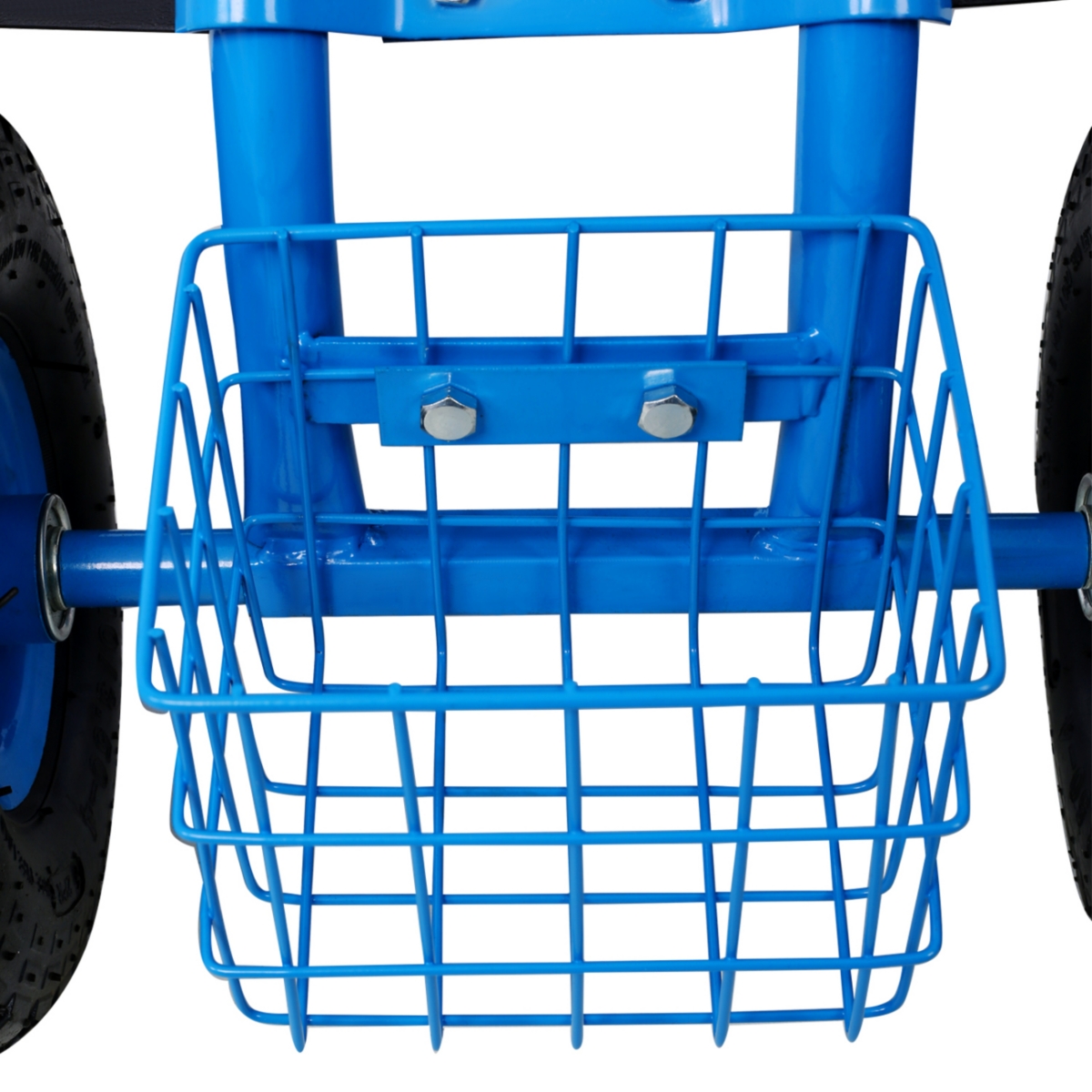 Streamdale Rolling Garden Cart with Seat, Wheels, and Tool Tray