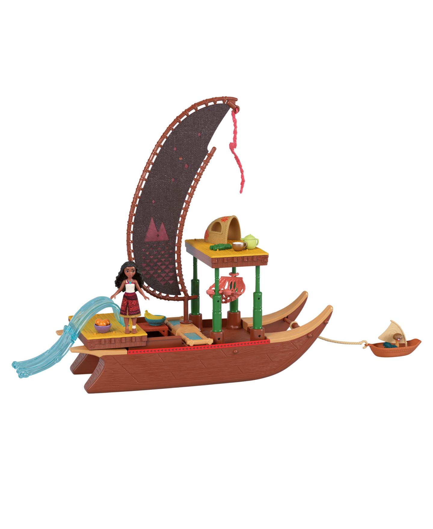 Детский игровой набор Disney Princess Moana 2 Adventure Canoe Playset — фото 3