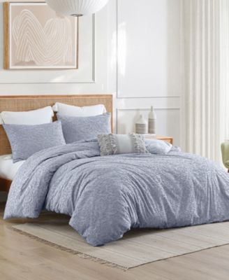 Floral Cutwork 3-Pc. Comforter Set, King