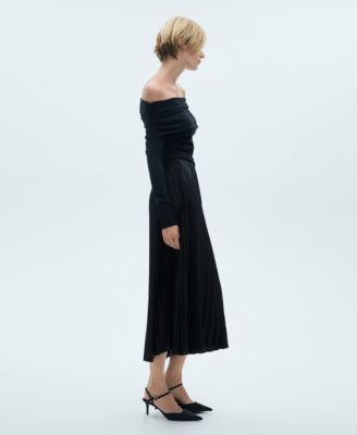 Women's Pleated Long Skirt