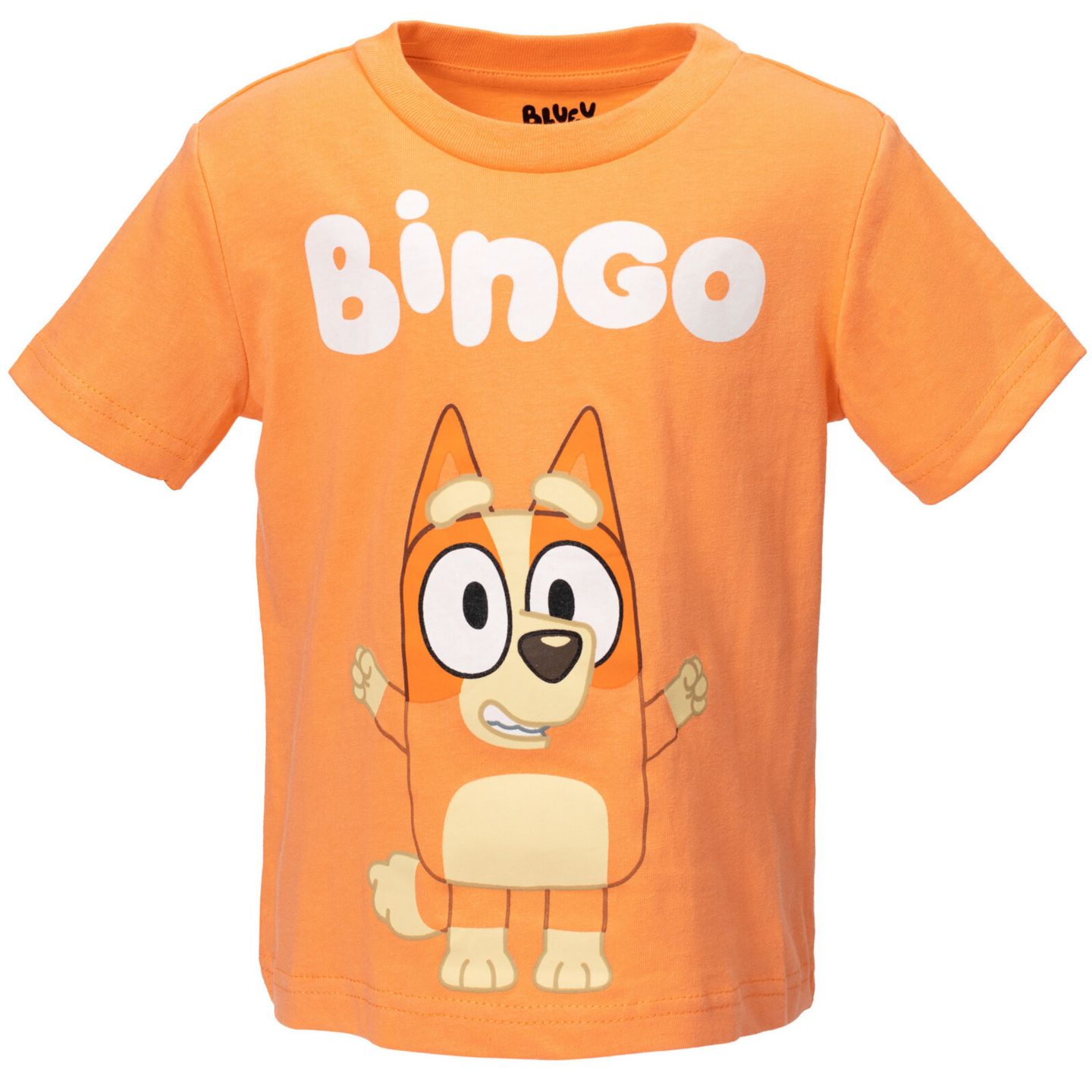 Футболка Bluey Short Sleeve для мальчиков, цвет: Персиковый — фото 1
