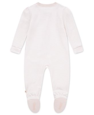 Huggies Baby Girls Cotton Sleep Play Zip Footed Coverall