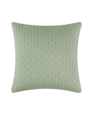Cross Stitch Quilted Decorative Pillow, 18" x 18"