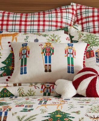 Levtex Nutcracker Printed Decorative Pillow, 14" x 18"