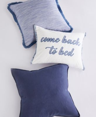 Abelia Fringe Decorative Pillow, 14" x 18"