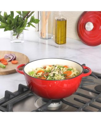 Addlestone 2.65 Qt Enamel Cast Iron Dutch Oven with Lid