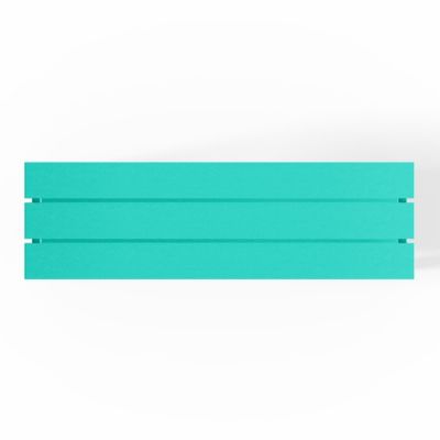 55" Outdoor Patio HDPE Adirondack 2-Tier Shelf Console Table