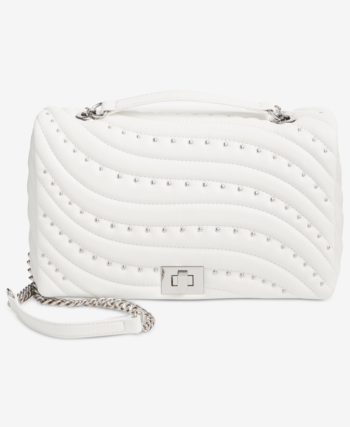 Soft Ajae Galaxy Quilt Small Shoulder Bag, Created for Macy's - Vanilla