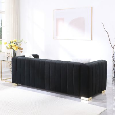 Modern Chesterfield Sofa, 3-Seater