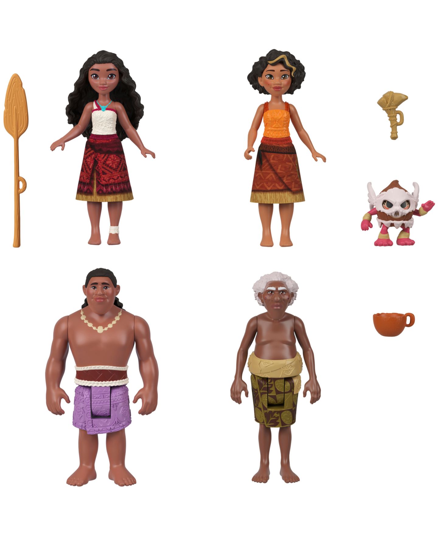 Детский игровой набор Disney Princess Moana 2 Canoe Crew Playset — фото 4
