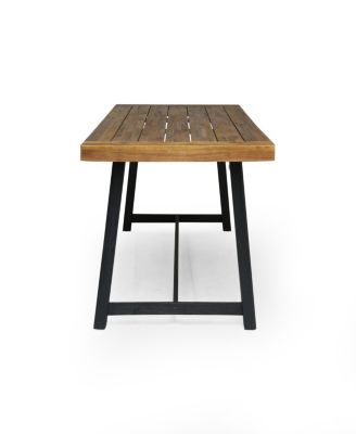 Streamdale Outdoor Dining Set with 6 Chairs & Acacia Table