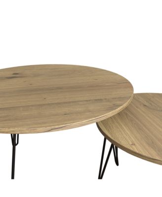 Streamdale 27.56" Round Nesting Coffee Table Set