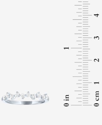Lab-Grown Diamond Scatter Ring (1/4 ct. t.w.) in 10k White Gold