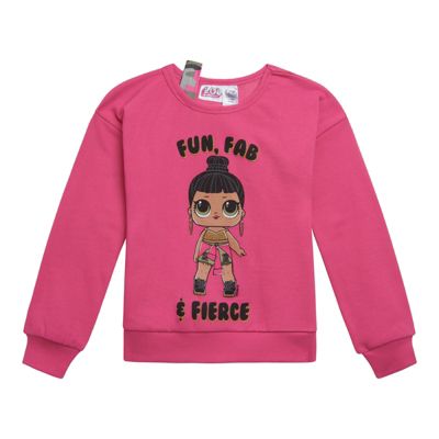 Girls French Terry Sweatshirt and Leggings Outfit Set