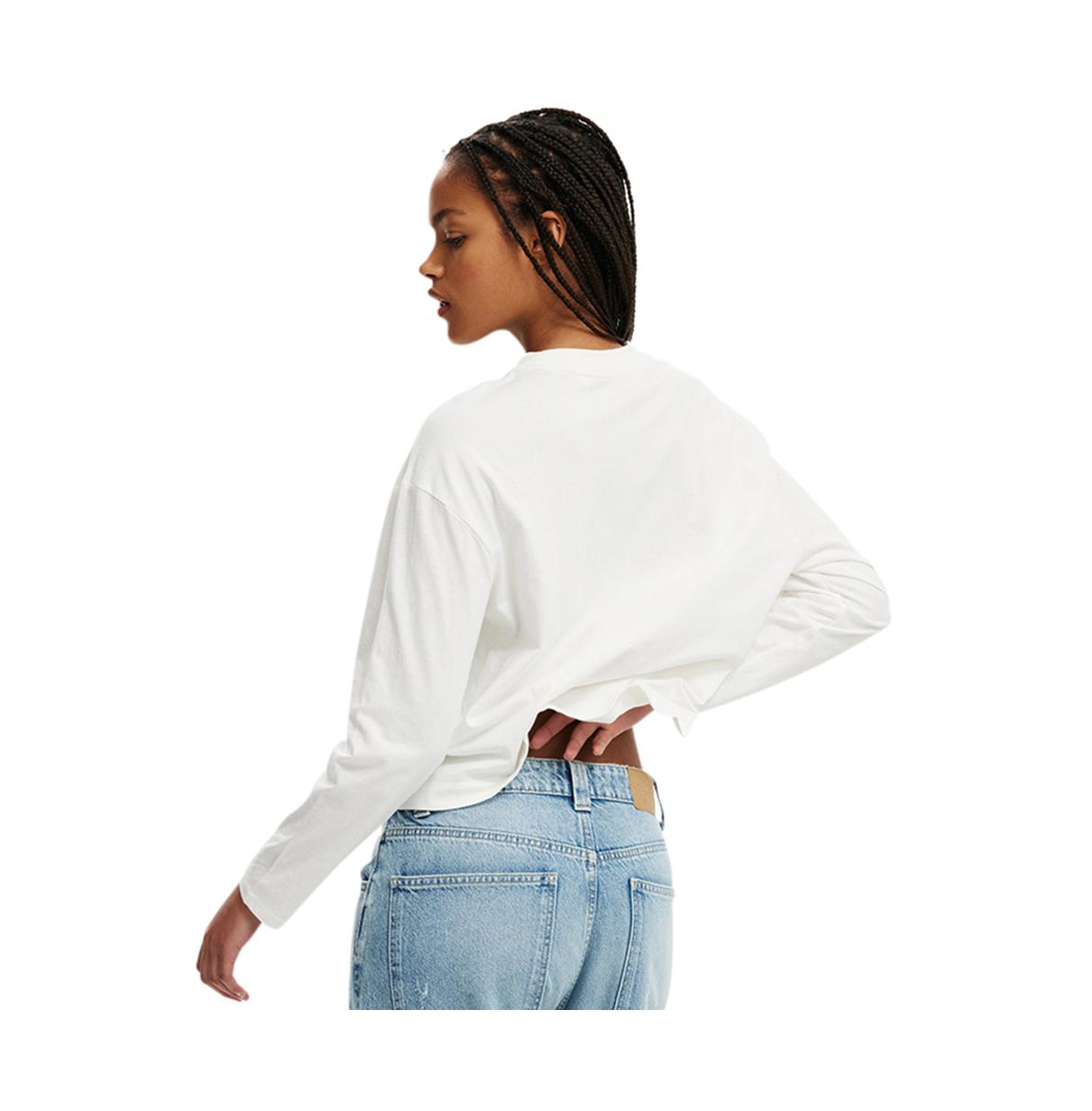 Women's Cotton On Classic Long Sleeve Graphic Tee - vintage