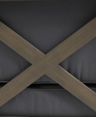 Brava X-Back Corner Bench-L With Coffee Table