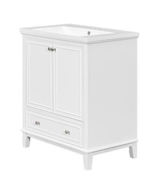 30" Bathroom Vanity Combo Sink, Cabinet, Doors, Drawer