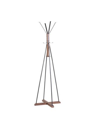 Streamdale Freestanding Coat Rack with Reclaimed Wood and Metal