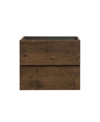 Streamdale Walnut Wall Cabinet 2 Drawers, Pre-Assembled