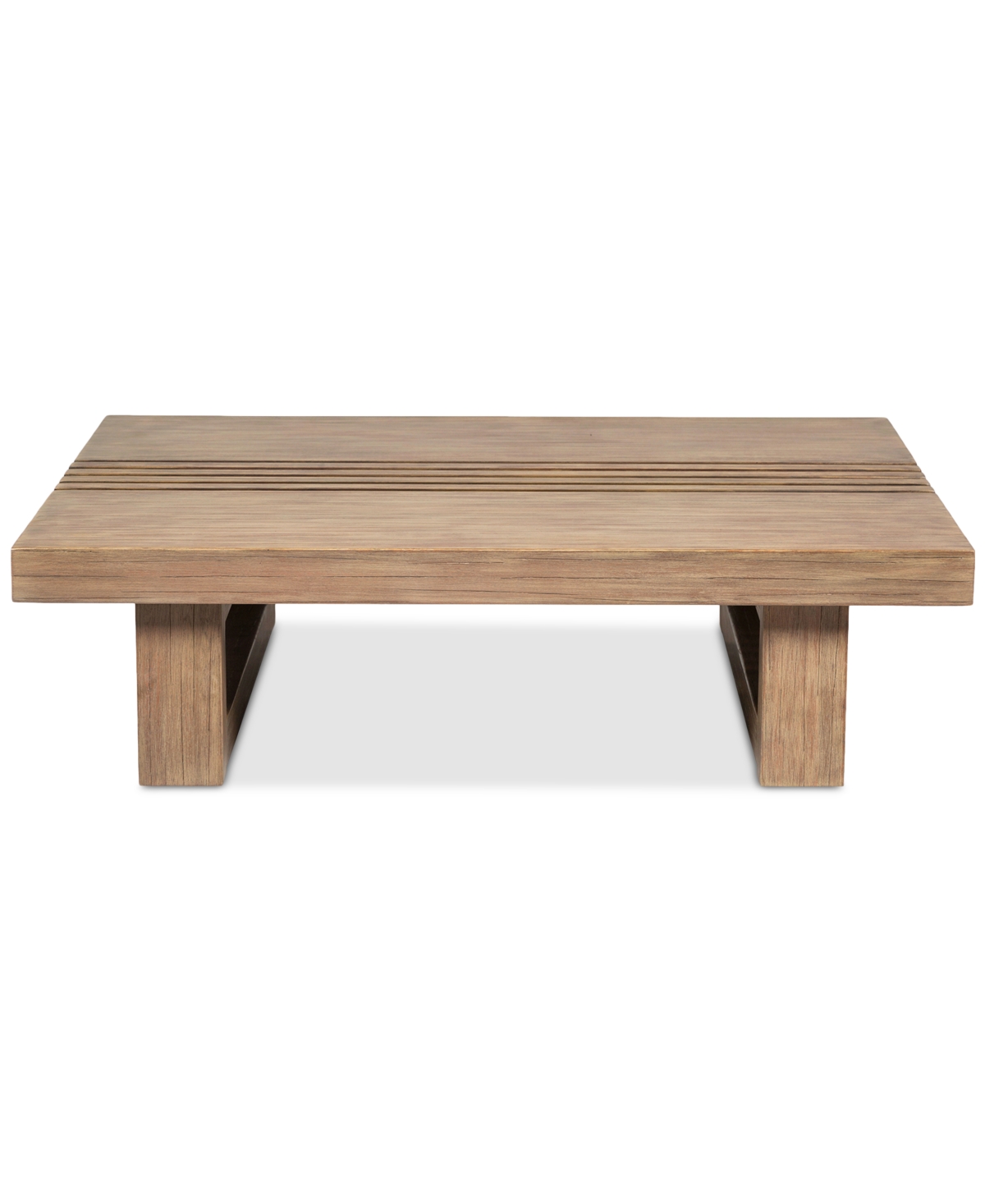 Macy's Vivid Outdoor Coffee Table In Light Brown