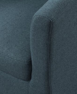 27.75" Polyester Roosevelt Accent Chair with Ottoman