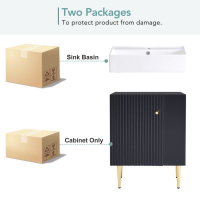  Bathroom Vanity with Sink & Storage, 21.6