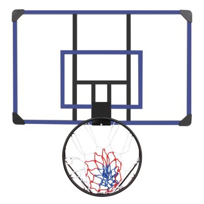 Streamdale Wall-Mount Basketball Hoop, Shatterproof Back, Folding Hoop
