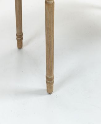 32" French Vintage Upholstered Bench