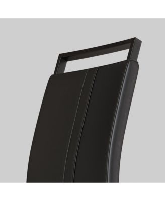 Streamdale Modern   Faux Leather Side Chairs (Set of 4)