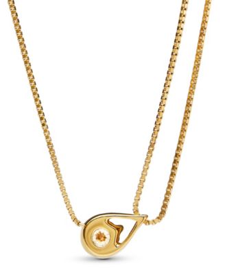 Infinite Lab-Grown Diamond Double Chain Collier Necklace