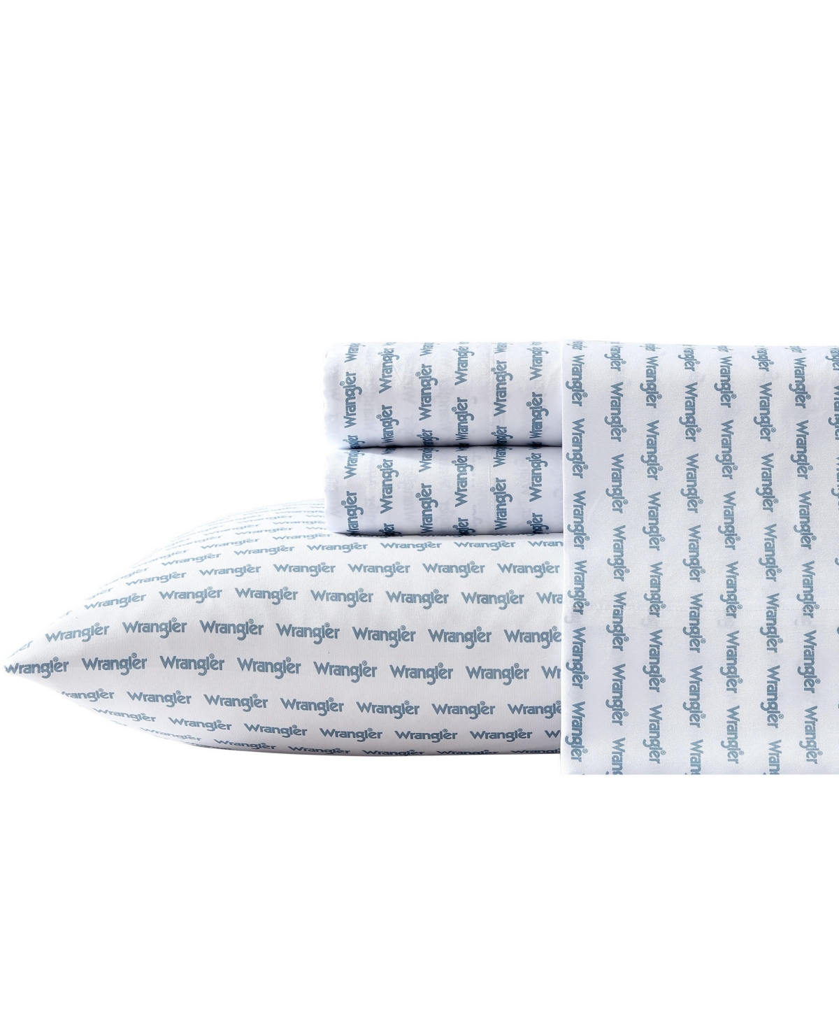 Wrangler Closeout!  Microfiber 4-pc. Sheet Set, King In Stamped Logo