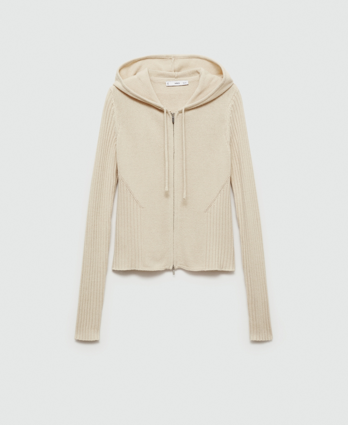 Mango Women's Zip Hooded Cardigan