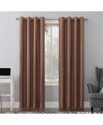 Duran Thermal Insulated 100% Blackout Grommet Curtain Panel