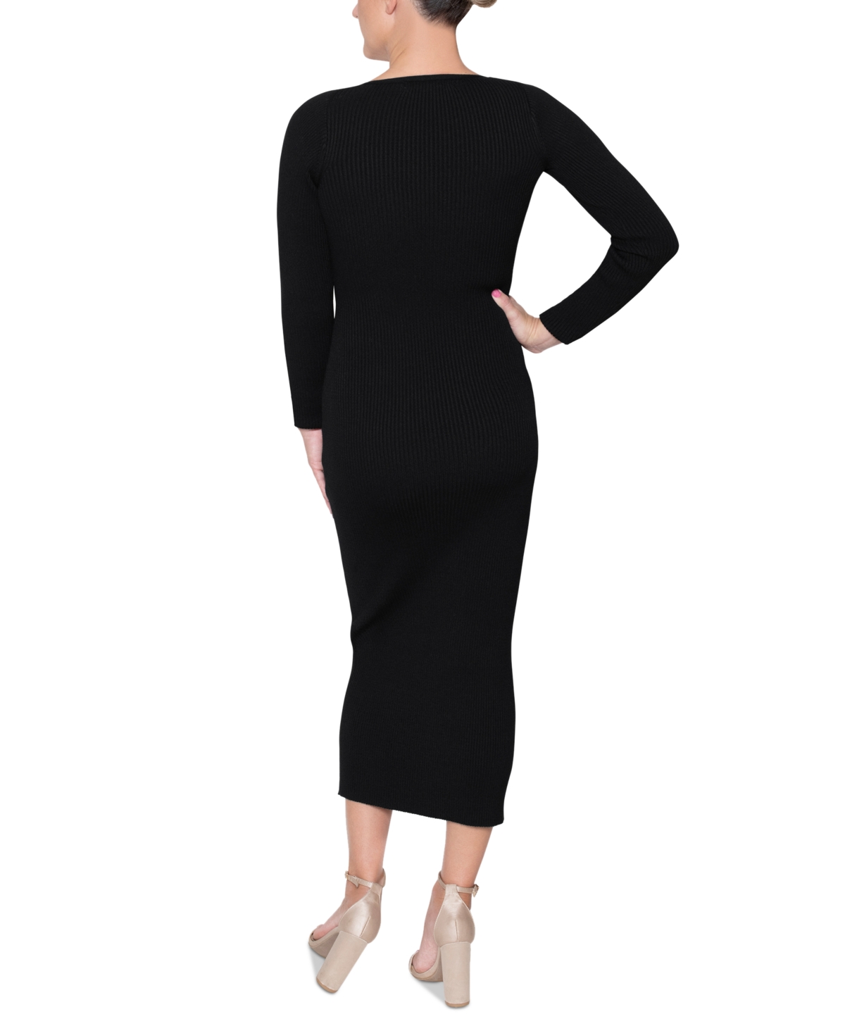 Rachel Rachel Roy Women's Textured Cutout Midi Dress