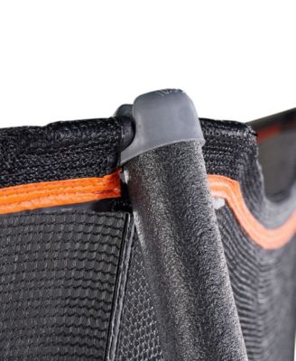 15ft Trampoline 7 Legs/ 7 Poles with Breakaway Basketball Hoop, ASTM Compliant, up to 800 lbs. Static User weight