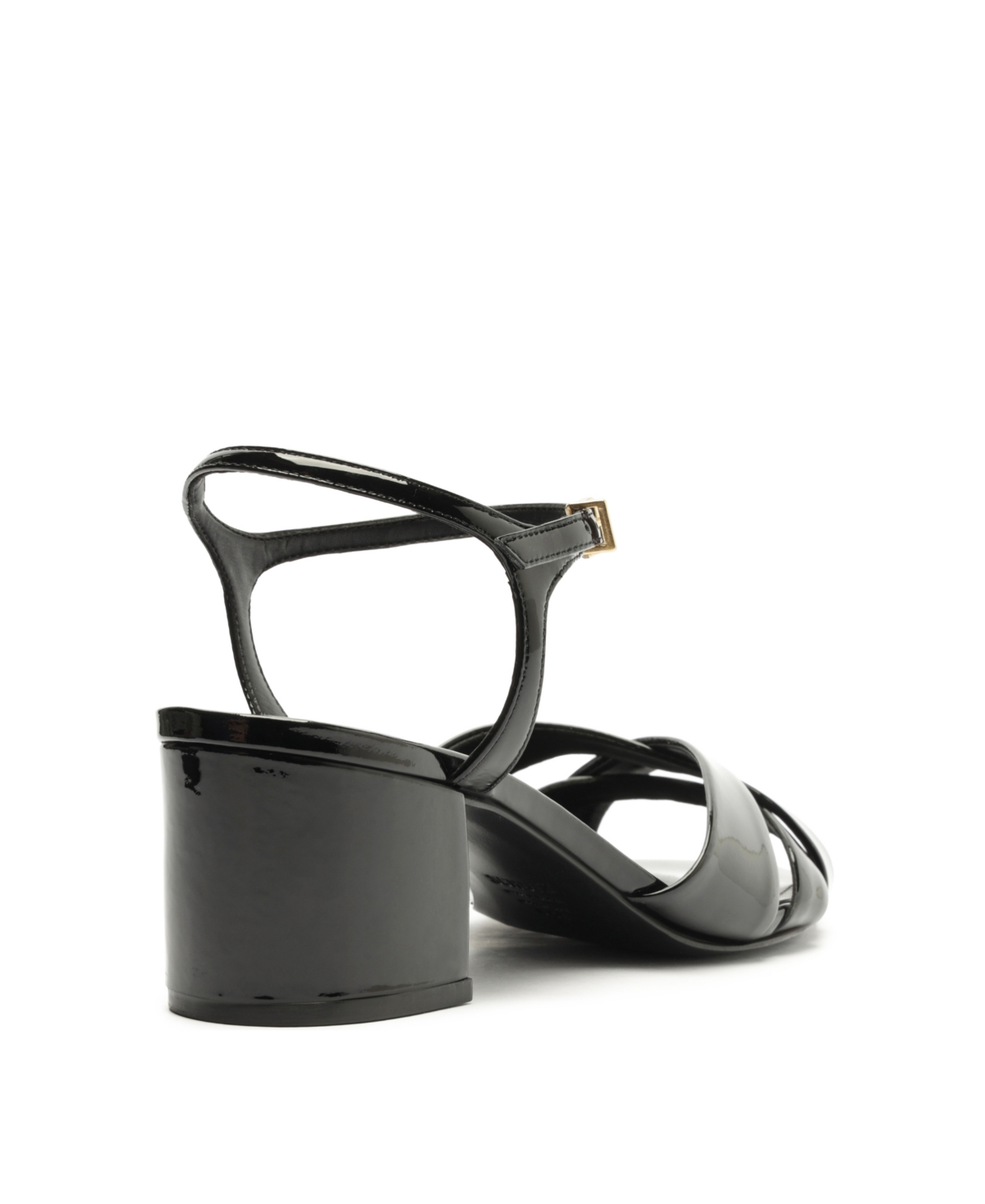 Schutz Women's Keefa Mid-Block Heel Sandals