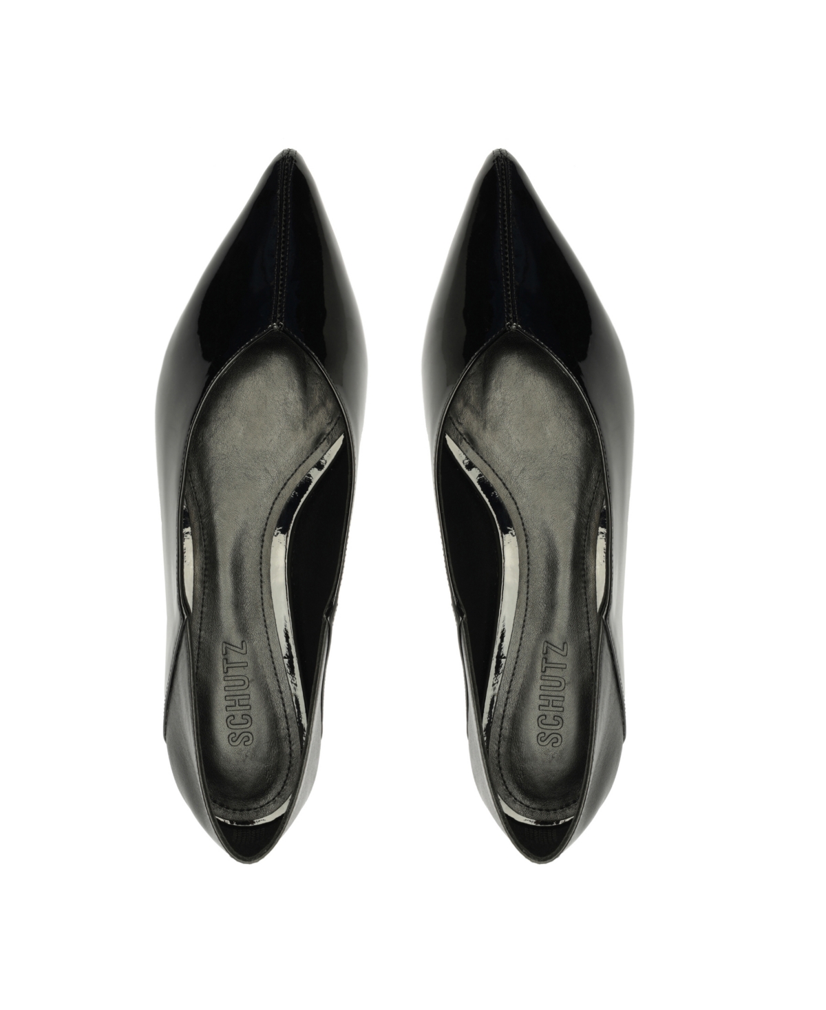 Shop Schutz Women's Gemma Slip-on Flats In Black