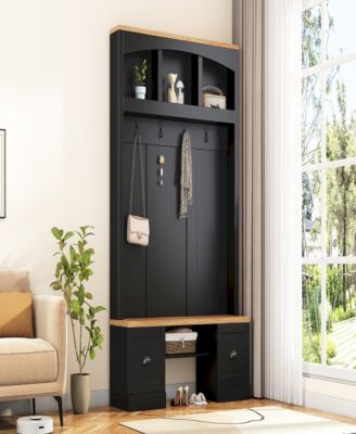 Streamdale 4-in-1 Hall Tree with Bench and Coat Rack