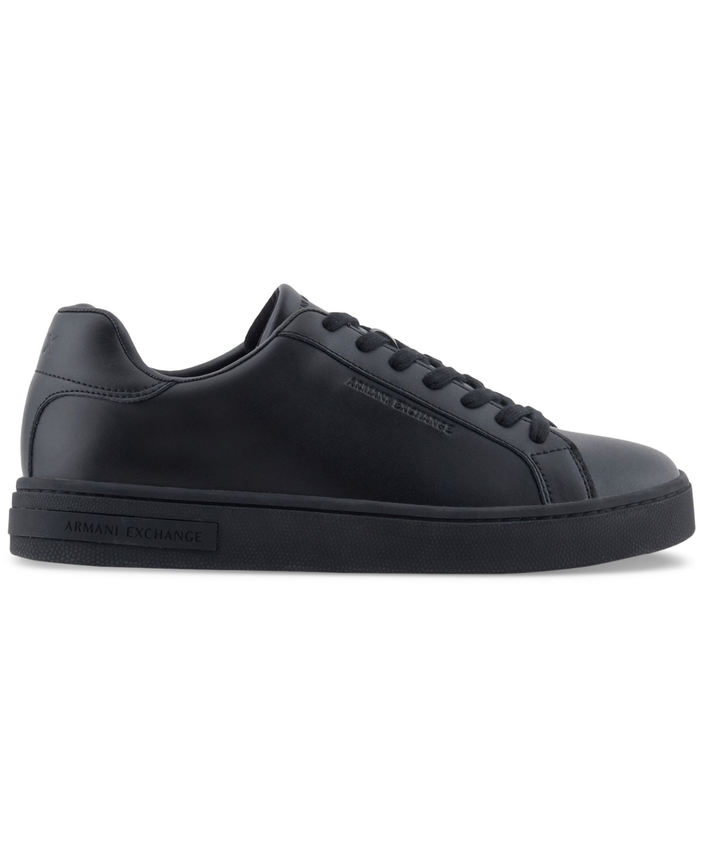 Мужские кроссовки A|X Armani Exchange London Lace-Up Leather, цвет: Чёрный — фото 3