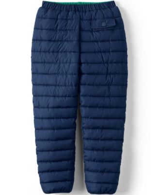 Boys Reversible Fleece Puffer Pants