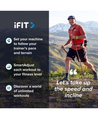 AirGlide iFIT-enabled Elliptical for Low-Impact Cardio Workouts with 14 inch Tilting Touchscreen