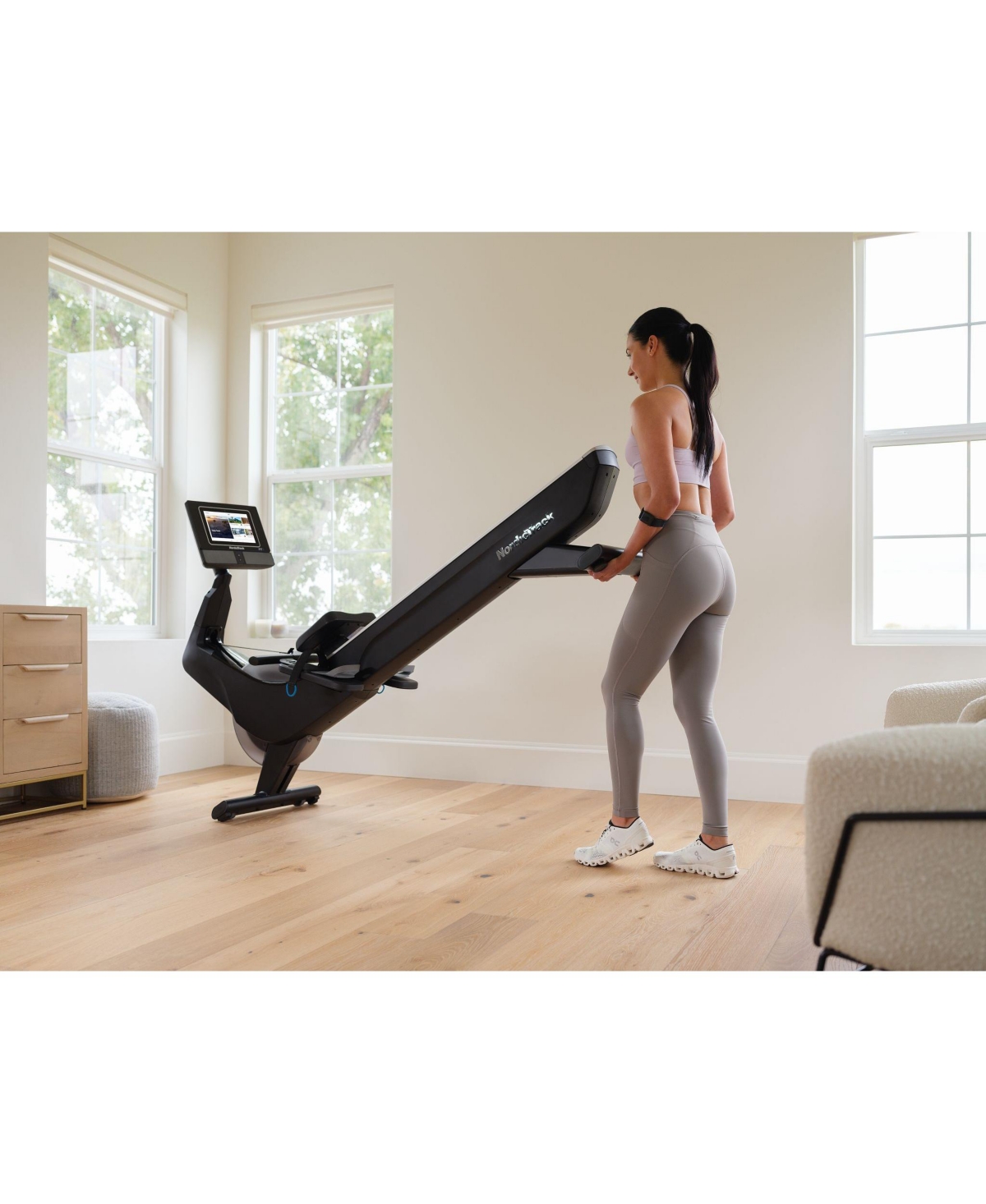 NordicTrack RW700 iFIT-enabled Rower with inch Pivoting Touchscreen