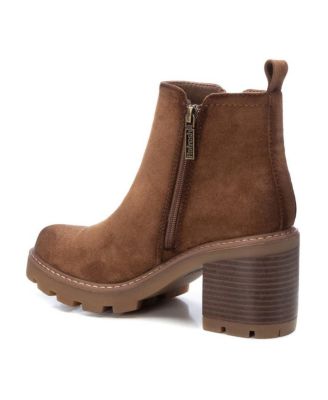 Women's Suede Ankle Booties Refresh Collection By XTI