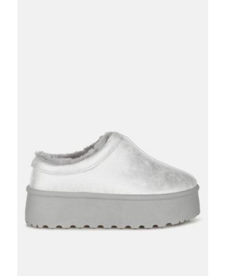 Lottys Faux Leather Platform Classic Slip-On