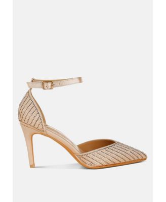 Women's Wanda Pearls and Sequins Embellished Stiletto Sandals