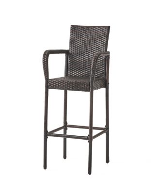 Modern Faux Rattan Outdoor Barstools: Durable, Stylish, And Weather-Resistant