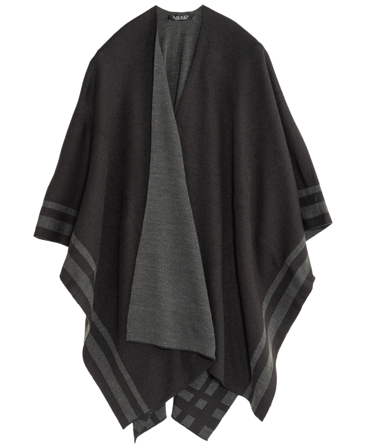 Ralph Lauren Jet Setter Wrap In Black,char